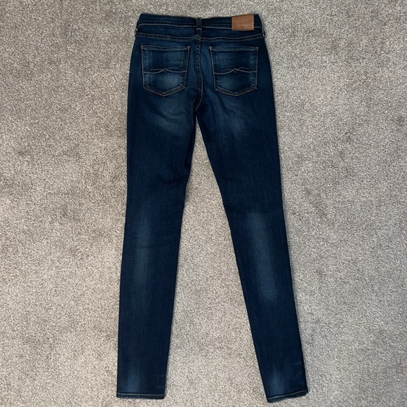 Lucky Brand low rise White Oak Cone Denim skinny jeans size 0/25 regular 💙 - Picture 2 of 16
